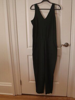 Athleta Women's Brooklyn Jumpsuit in Seaweed Snack Size 8